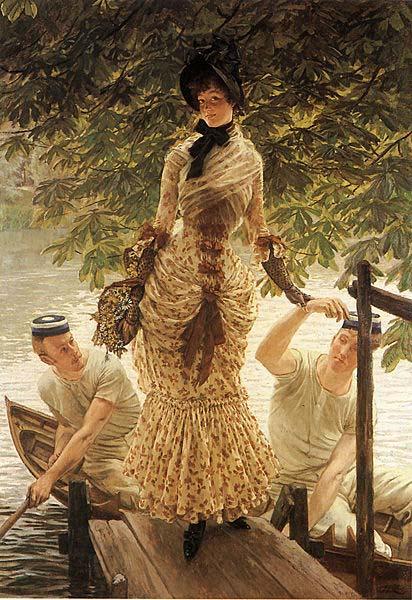 James Tissot On the Thames Germany oil painting art